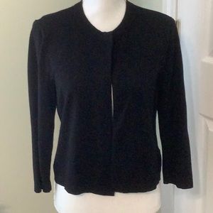 🦋 Jones NY soft black sweater. PM. 3/4 sleeves